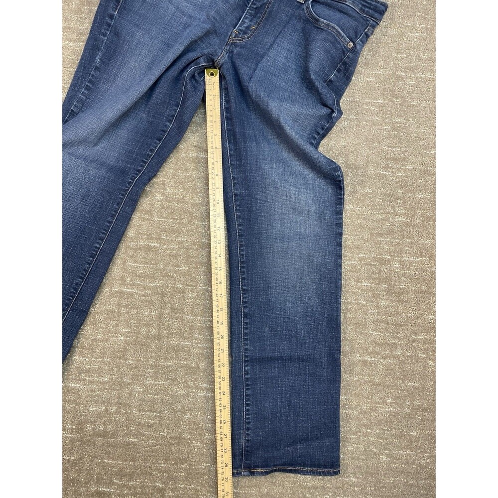 Levi's 414 Classic Straight Jeans Women’s 18W Blue Stretch Denim - Picture 3 of 14